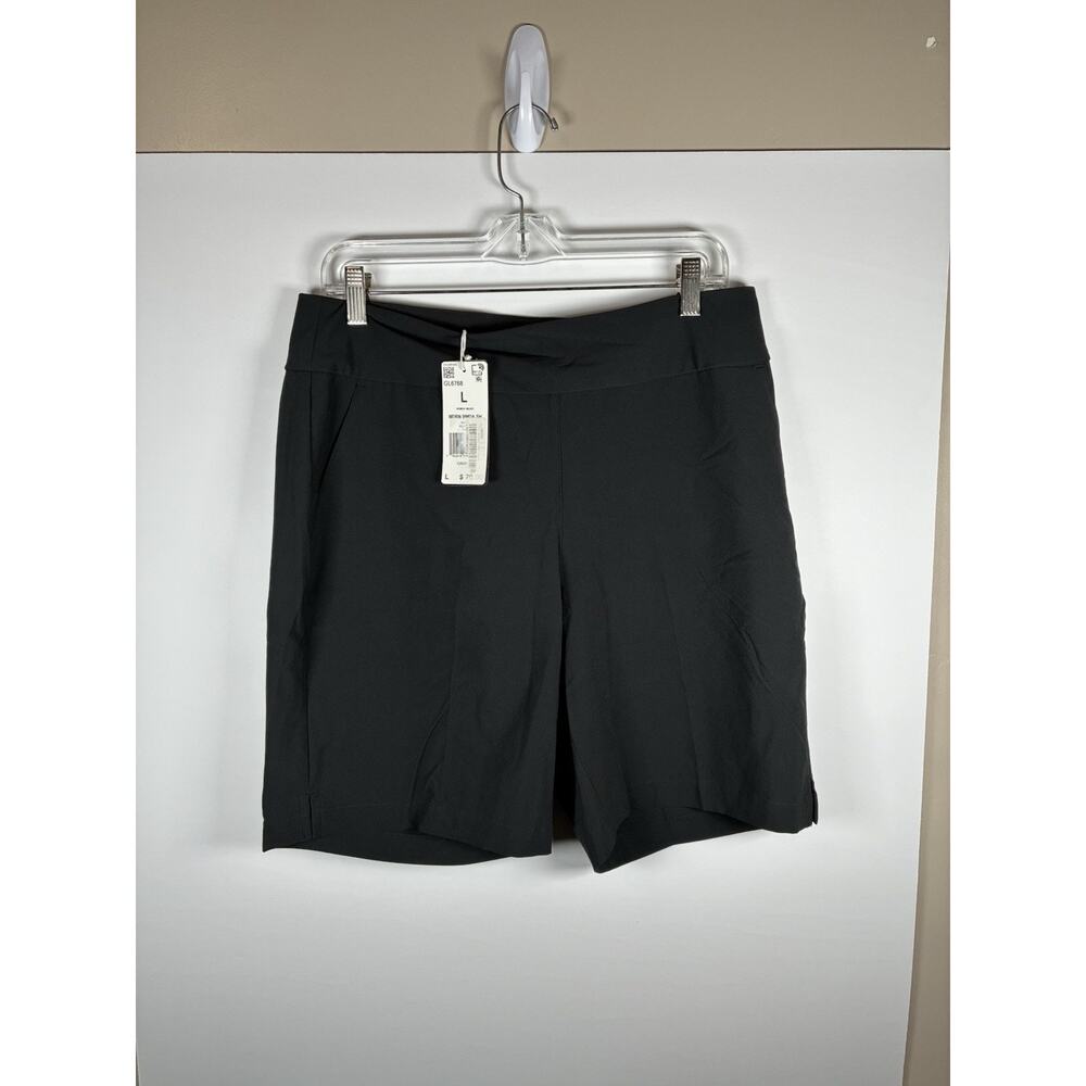 Adidas Ultimate365 Modern Bermuda Golf Shorts Women’s L NWT Black Tennis Pockets